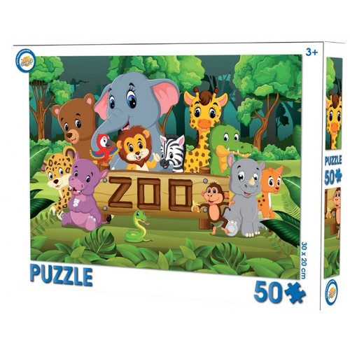 Kinder puzzle tiere zoo 50 - kinder, ,50