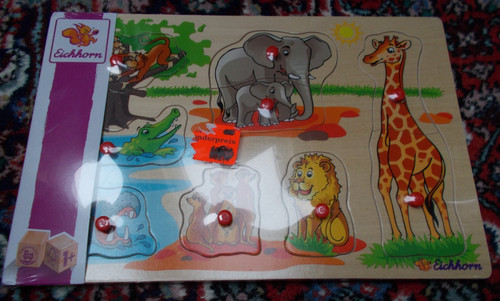 Holz puzzle zoo - holz-puzzle,, eichhorn