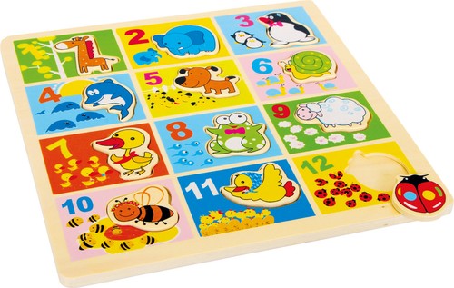 Setzpuzzle tiere zoo zahlen - setzpuzzle,