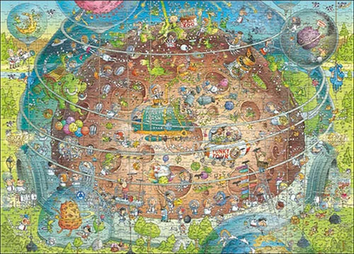 Puzzle funky zoo - (1000,
