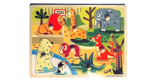 Montessori holz steckpuzzle - montessori, holz-steckpuzzle