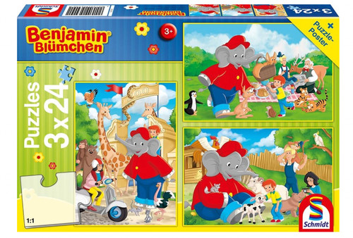 Zoo puzzle x 24 teile - im,