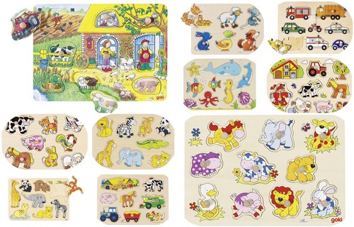 Steckpuzzle goki holzpuzzle - goki,