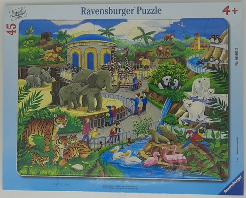 Besuch zoo rahmenpuzzle - besuch, zoo.