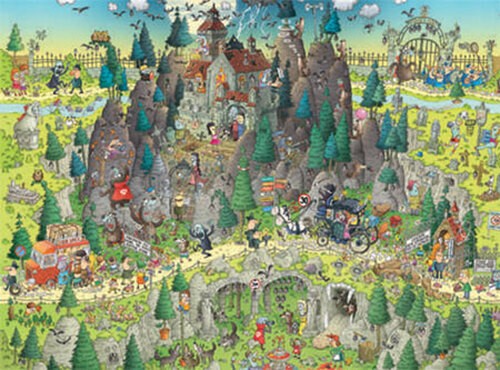 Puzzle funky zoo - (1000,