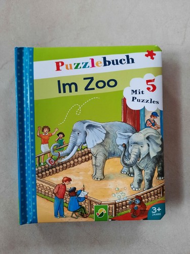 Puzzlebuch zoo neuwertig - im,