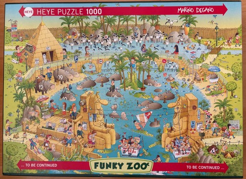 Heye puzzle 1000 funky zoo - 1000,