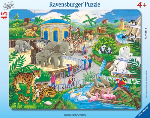 Puzzle besuch zoo - t.),