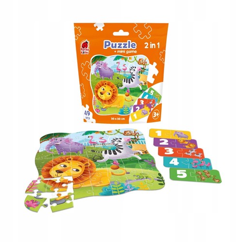 Educational zoo puzzle - educational,