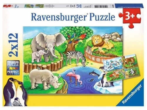 Ravensburger 2x12 stück zoo - ravensburger,
