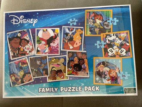 Disney family puzzle pack - puzzle, 4