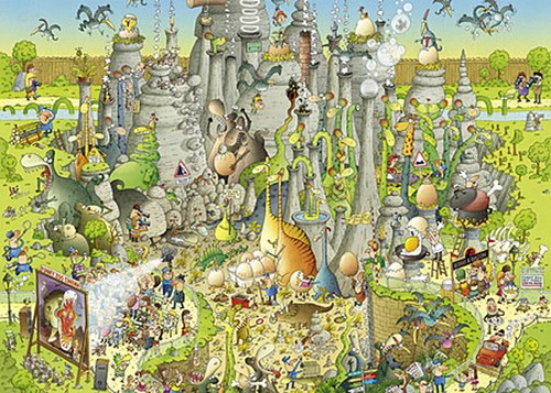 Puzzle funky zoo - t.),